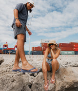 Arch Support Thongs - Blue