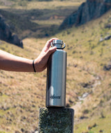 1 Litre Insulated Classic Bottle - Silver