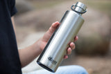 1 Litre Insulated Classic Bottle - Silver