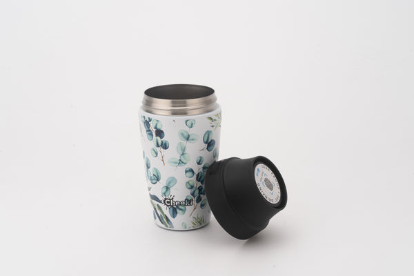 350ml Insulated Coffee Mug - Watercolour