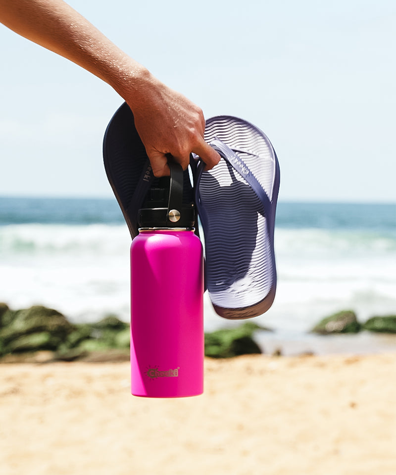 1 Litre Insulated Adventure Bottle - Magenta