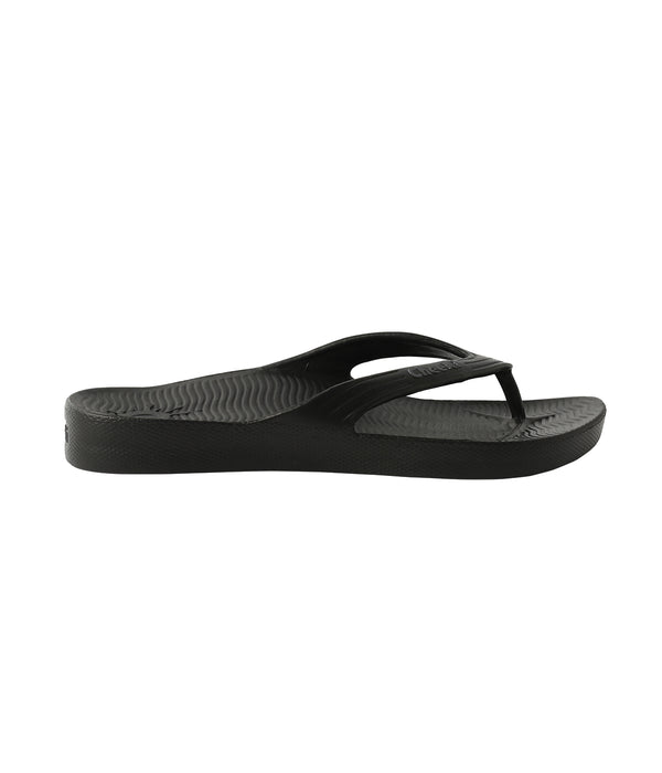 Arch Support Thongs - Black