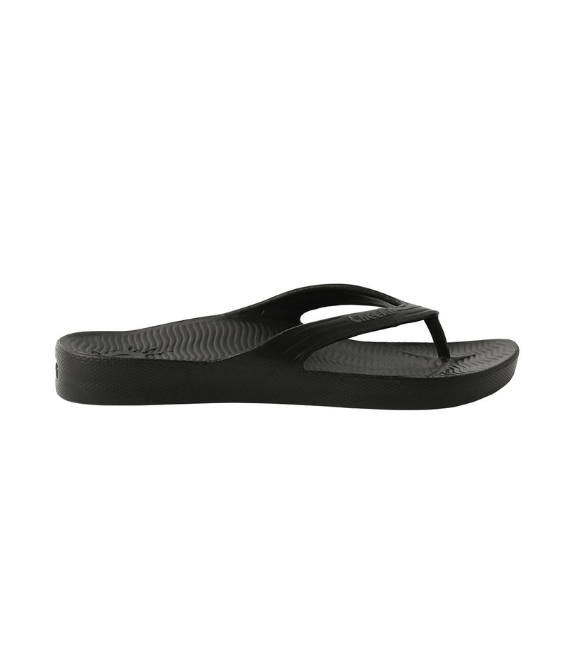 Arch Support Thongs - Black