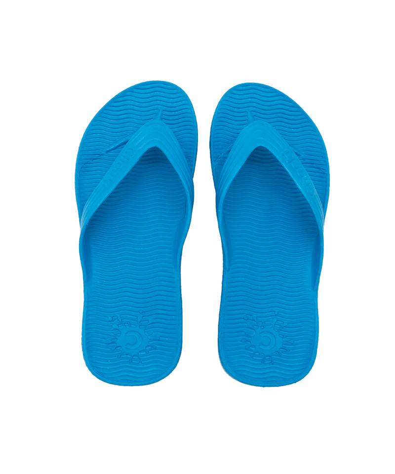 Kids Arch Support Thongs - Light Blue