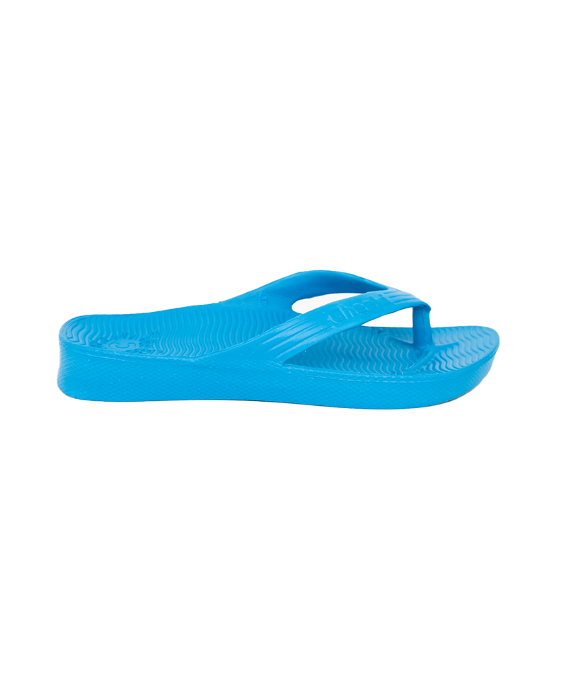 Kids Arch Support Thongs - Light Blue