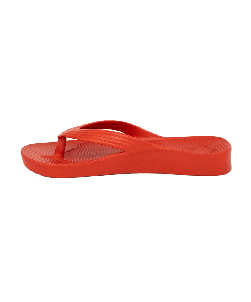 Kids Arch Support Thongs - Red