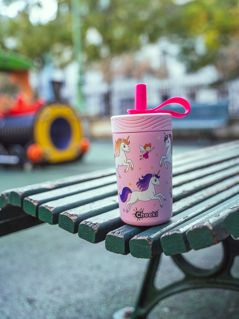 400ml Insulated Sippy Cup - Unicorn