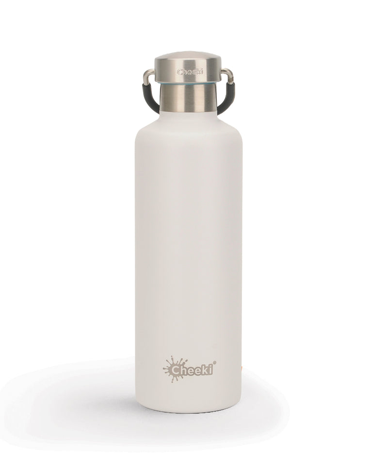 600ml Classic Insulated Bottle - White