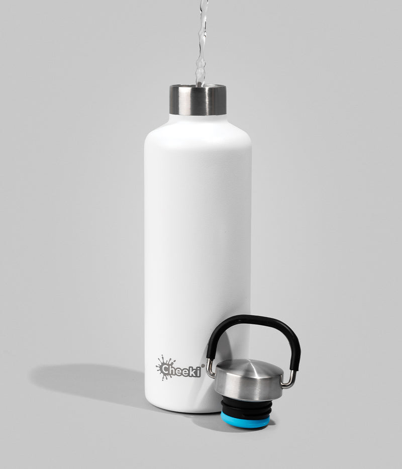 600ml Classic Insulated Bottle - White