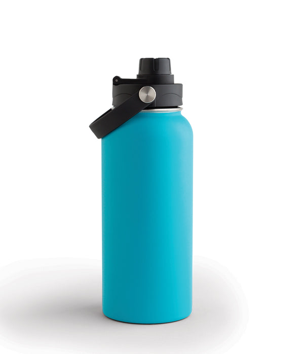 1 Litre Insulated Adventure Bottle - Aqua